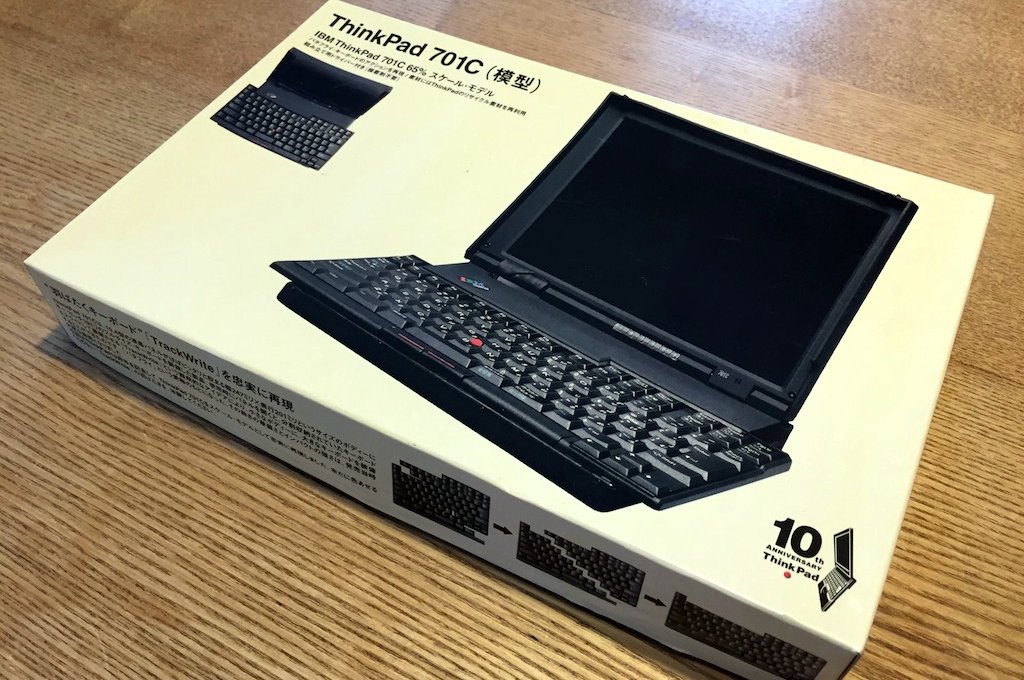 IBM ThinkPad 701C 65%スケール プラモデル